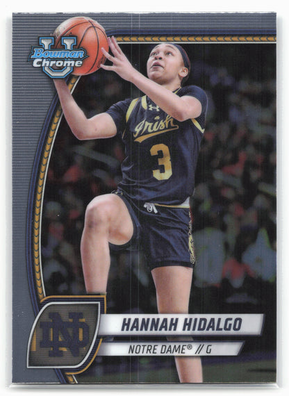 2024-25 Bowman University Chrome #26 Hannah Hidalgo 17900