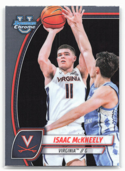 2024-25 Bowman University Chrome #91 Isaac McKneely 17906