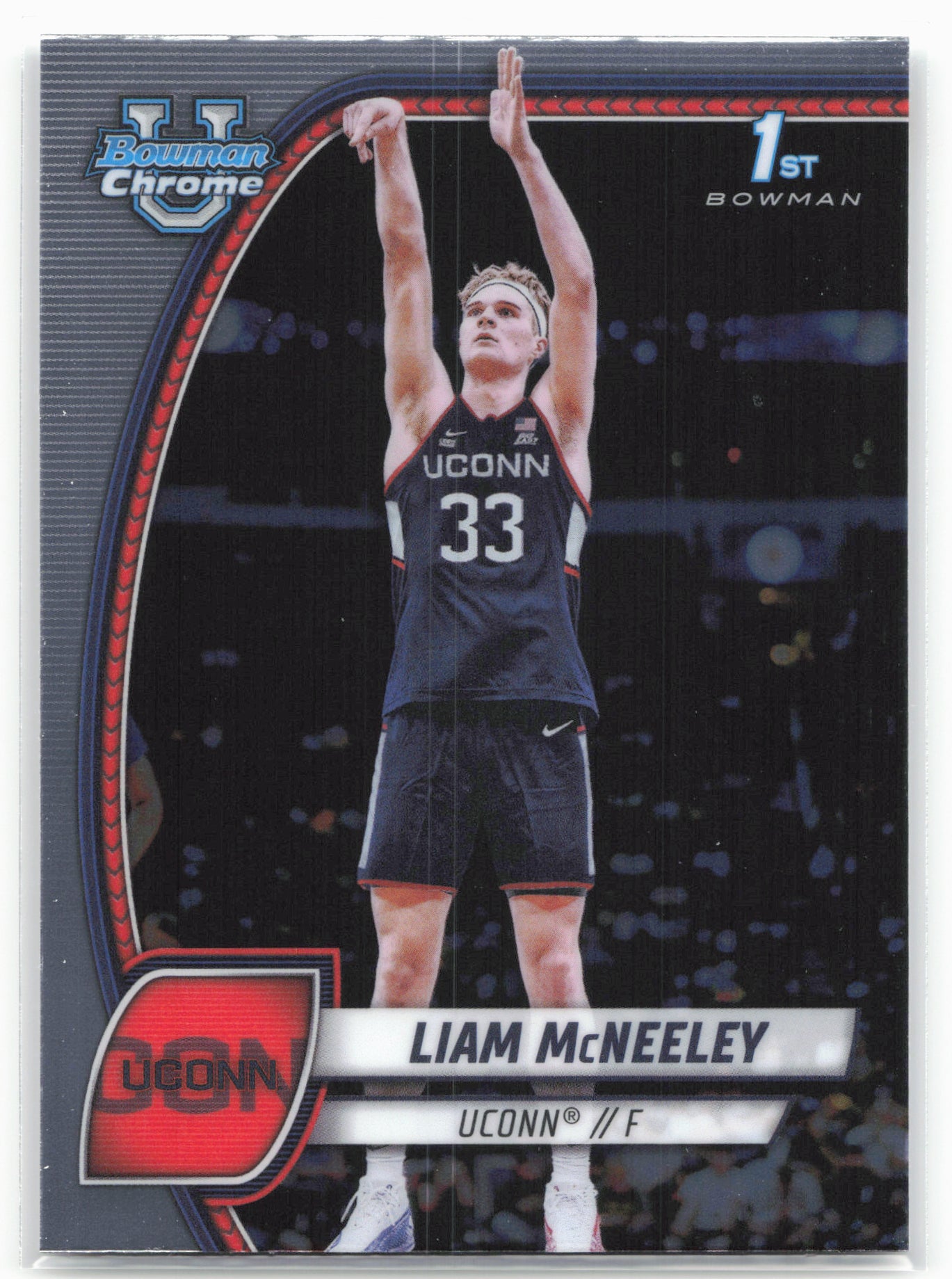 2024-25 Bowman University Chrome #52 Liam McNeeley 17913