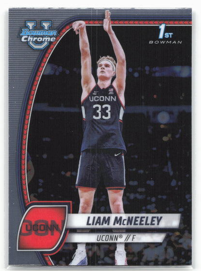 2024-25 Bowman University Chrome #52 Liam McNeeley 17913
