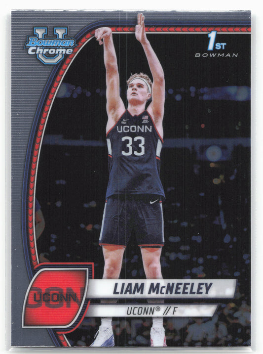 2024-25 Bowman University Chrome #52 Liam McNeeley 17913