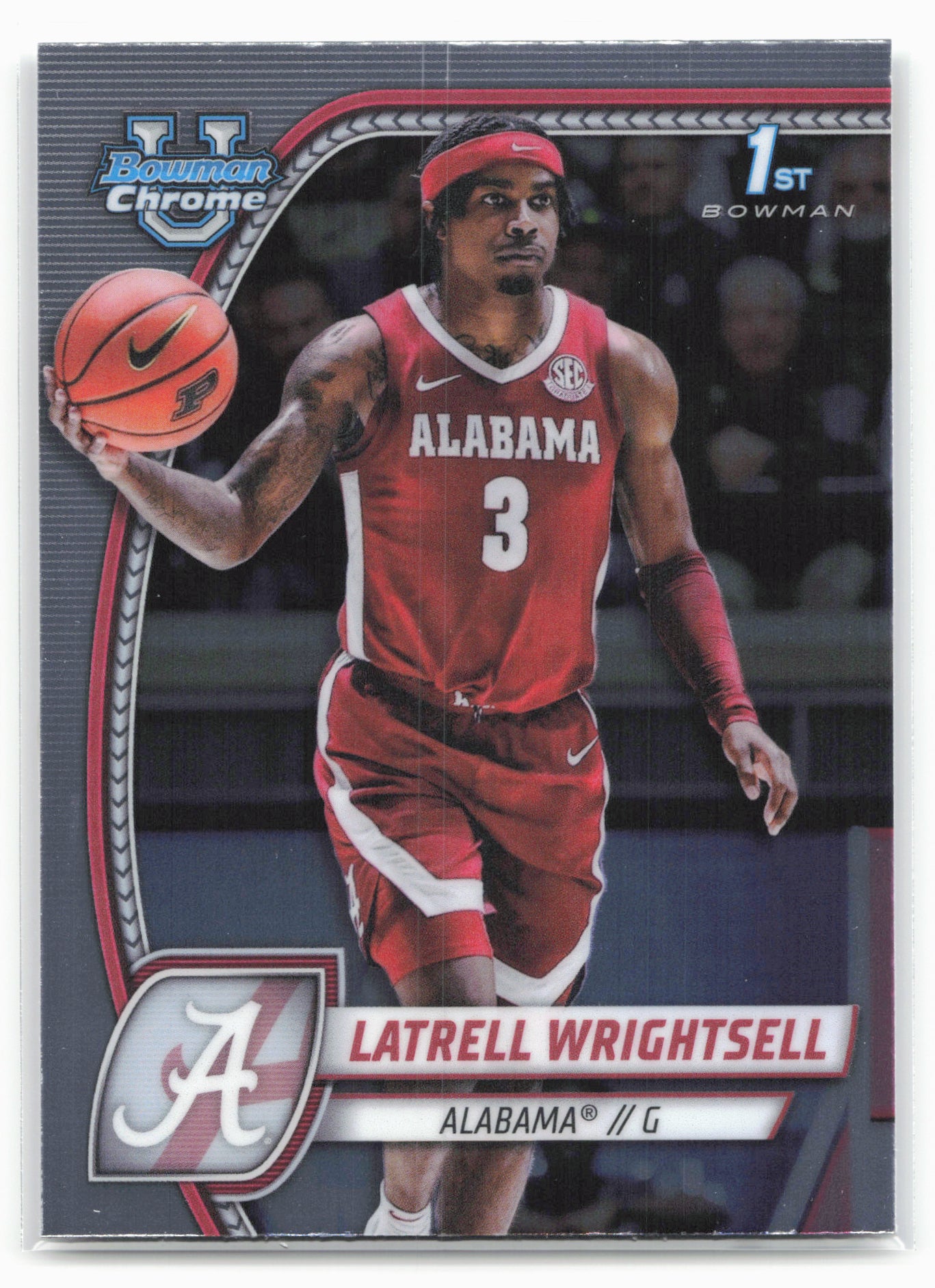 2024-25 Bowman University Chrome #51 Latrell Wrightsell Jr. 17914