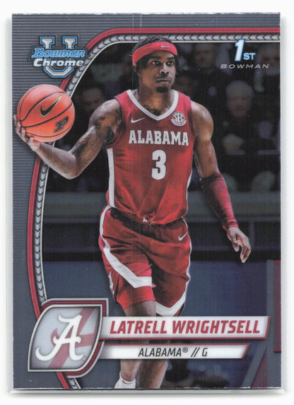 2024-25 Bowman University Chrome #51 Latrell Wrightsell Jr. 17914