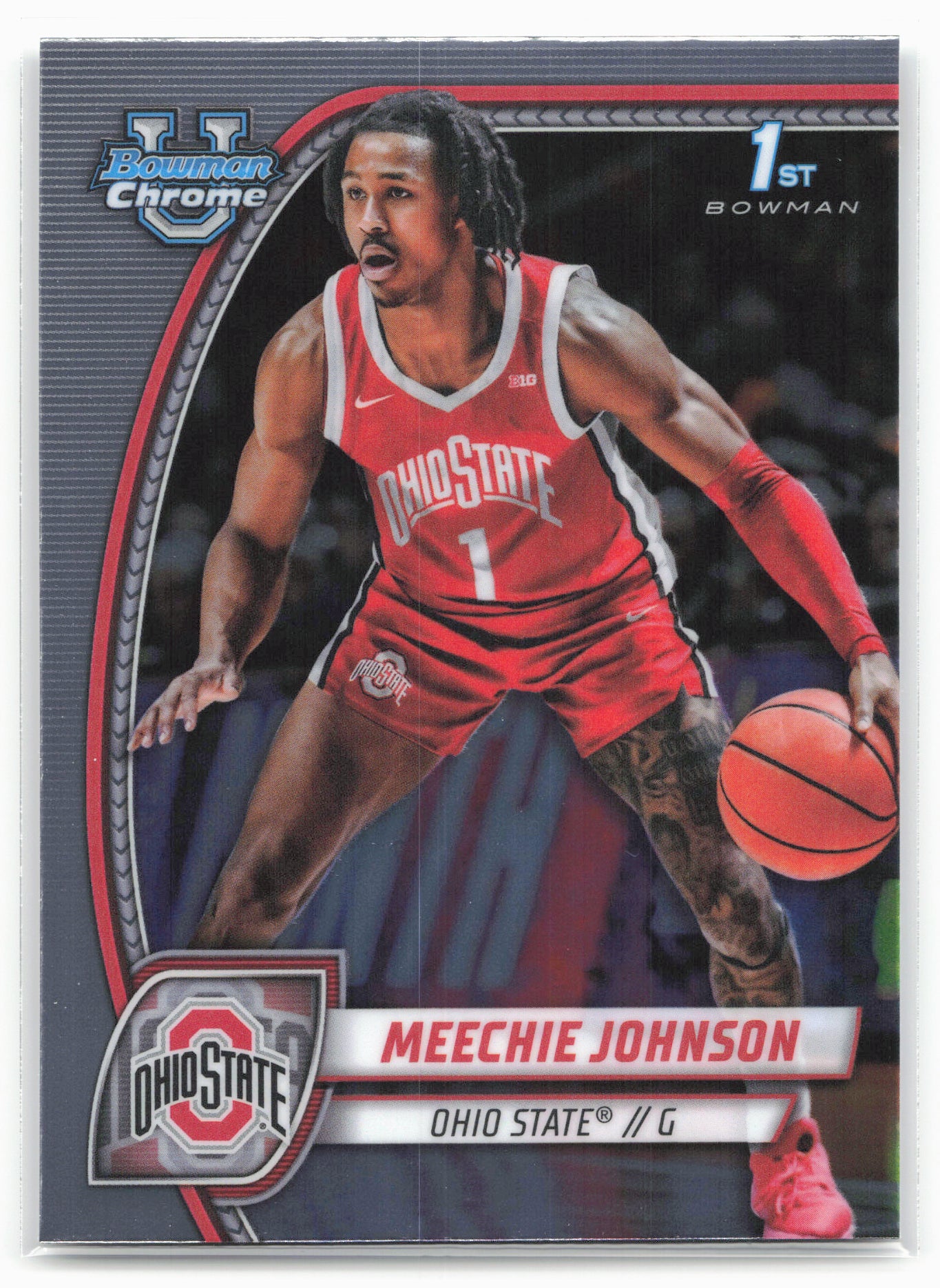 2024-25 Bowman University Chrome #54 Meechie Johnson 17926