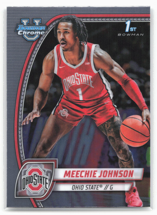 2024-25 Bowman University Chrome #54 Meechie Johnson 17926