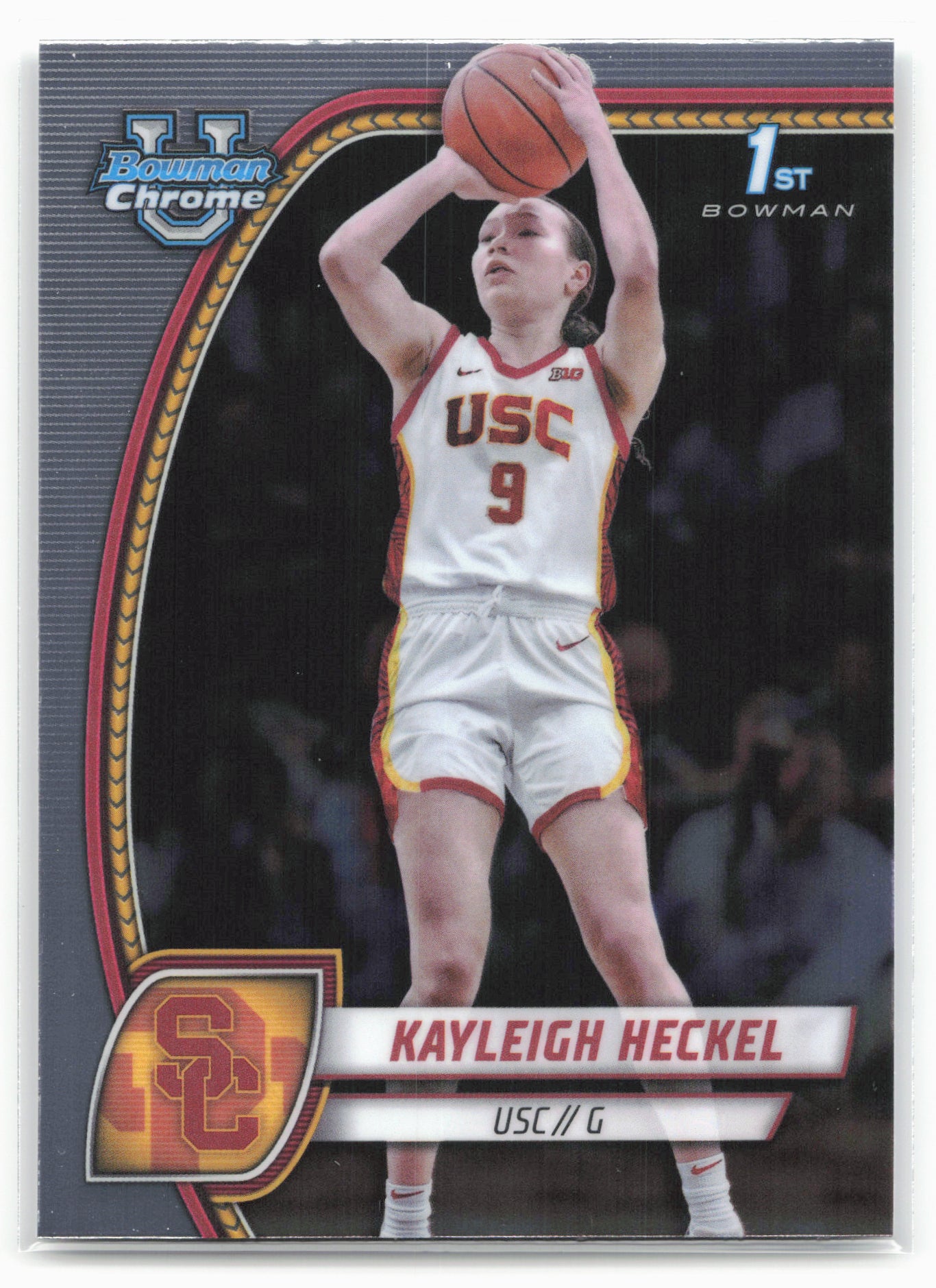 2024-25 Bowman University Chrome #43 Kayleigh Heckel 17927