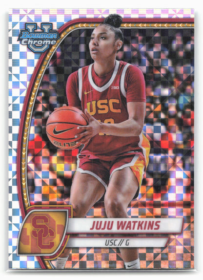 2024-25 Bowman University Chrome #37 Juju Watkins X-Fractor 17932