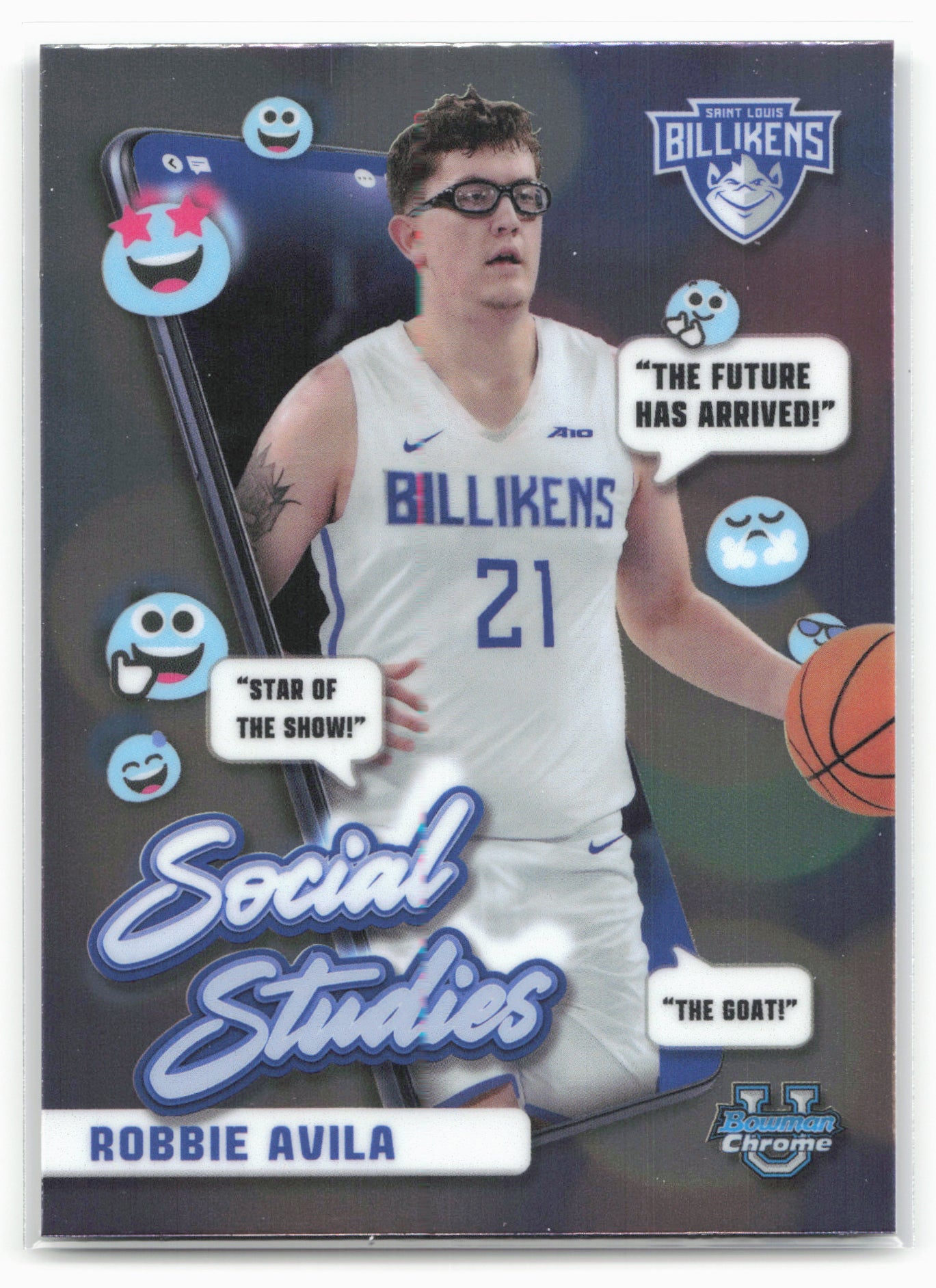 2024-25 Bowman University Chrome #SS-14 Robbie Avila Social Studies 17937