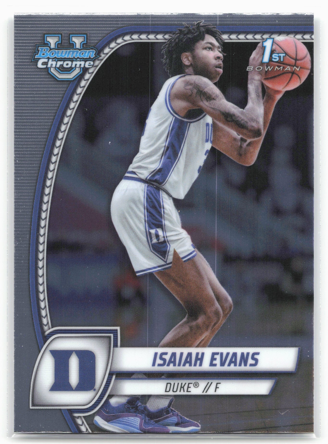 2024-25 Bowman University Chrome #27 Isaiah Evans 17941