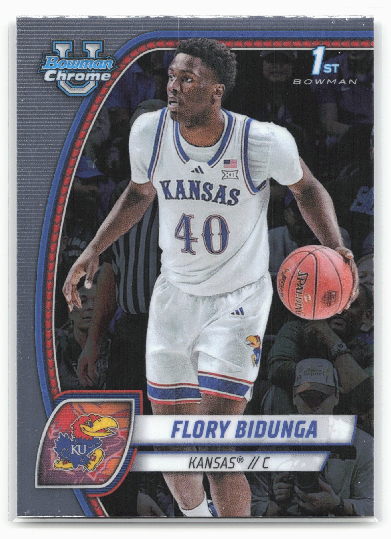 2024-25 Bowman University Chrome #24 Flory Bidunga 17944