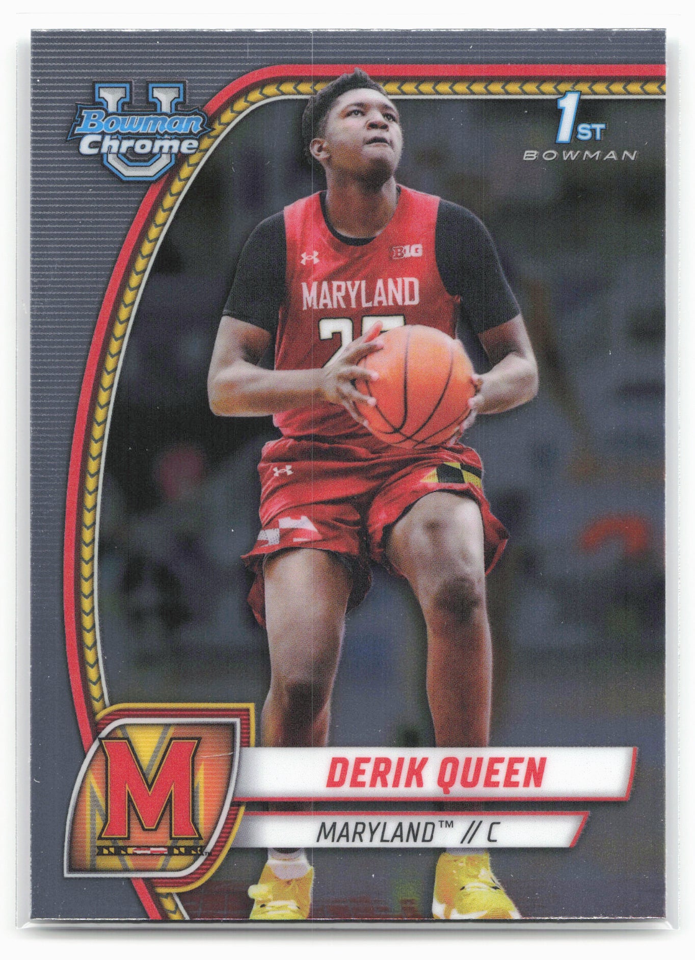 2024-25 Bowman University Chrome #19 Derik Queen 17946
