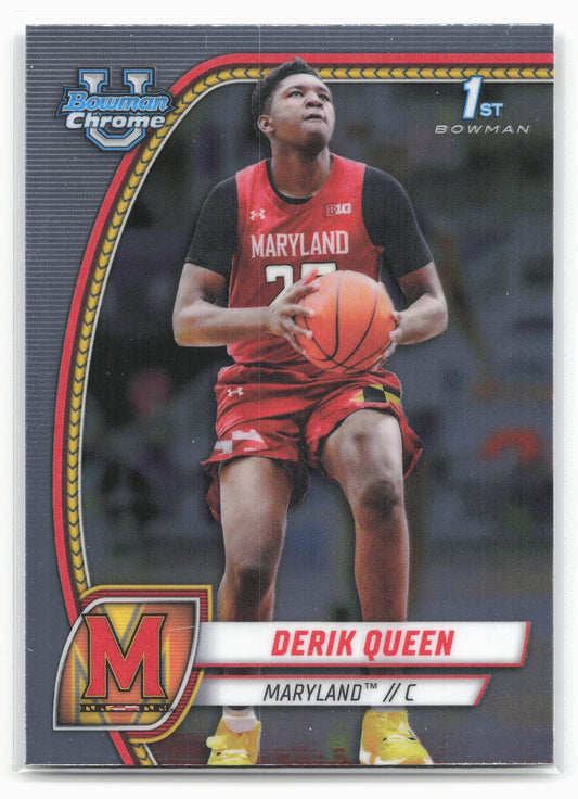 2024-25 Bowman University Chrome #19 Derik Queen 17946