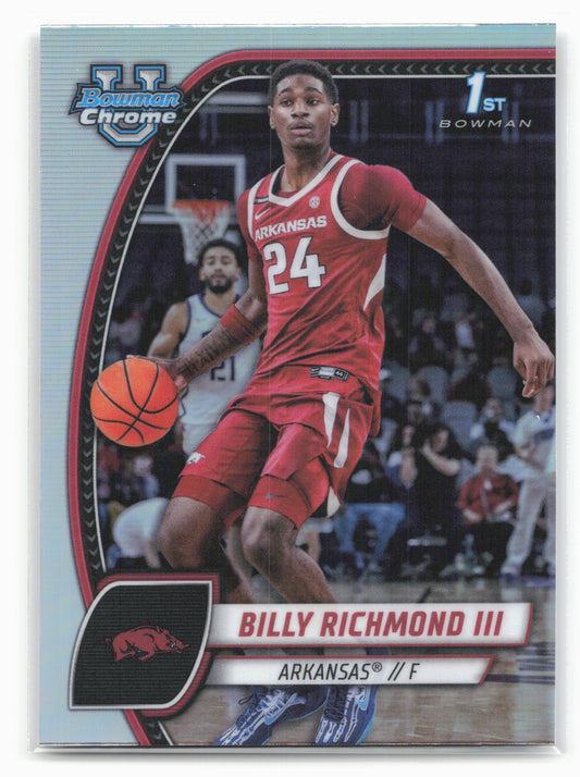 2024-25 Bowman University Chrome #10 Billy Richmond III Refractor 17947