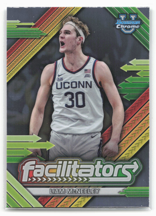 2024-25 Bowman University Chrome #F-12 Liam McNeeley Facilitators 17950