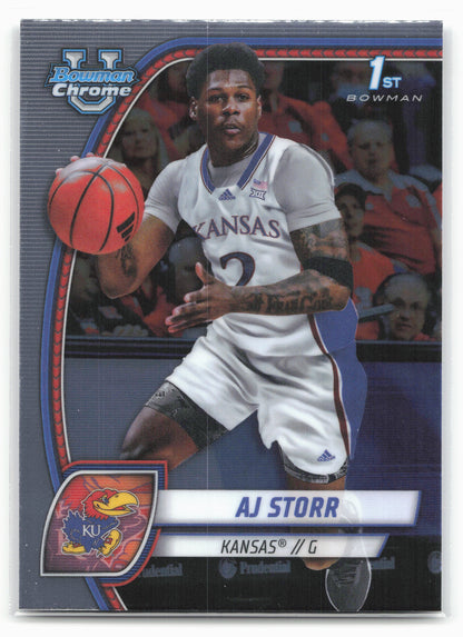 2024-25 Bowman University Chrome #4 AJ Storr 17959