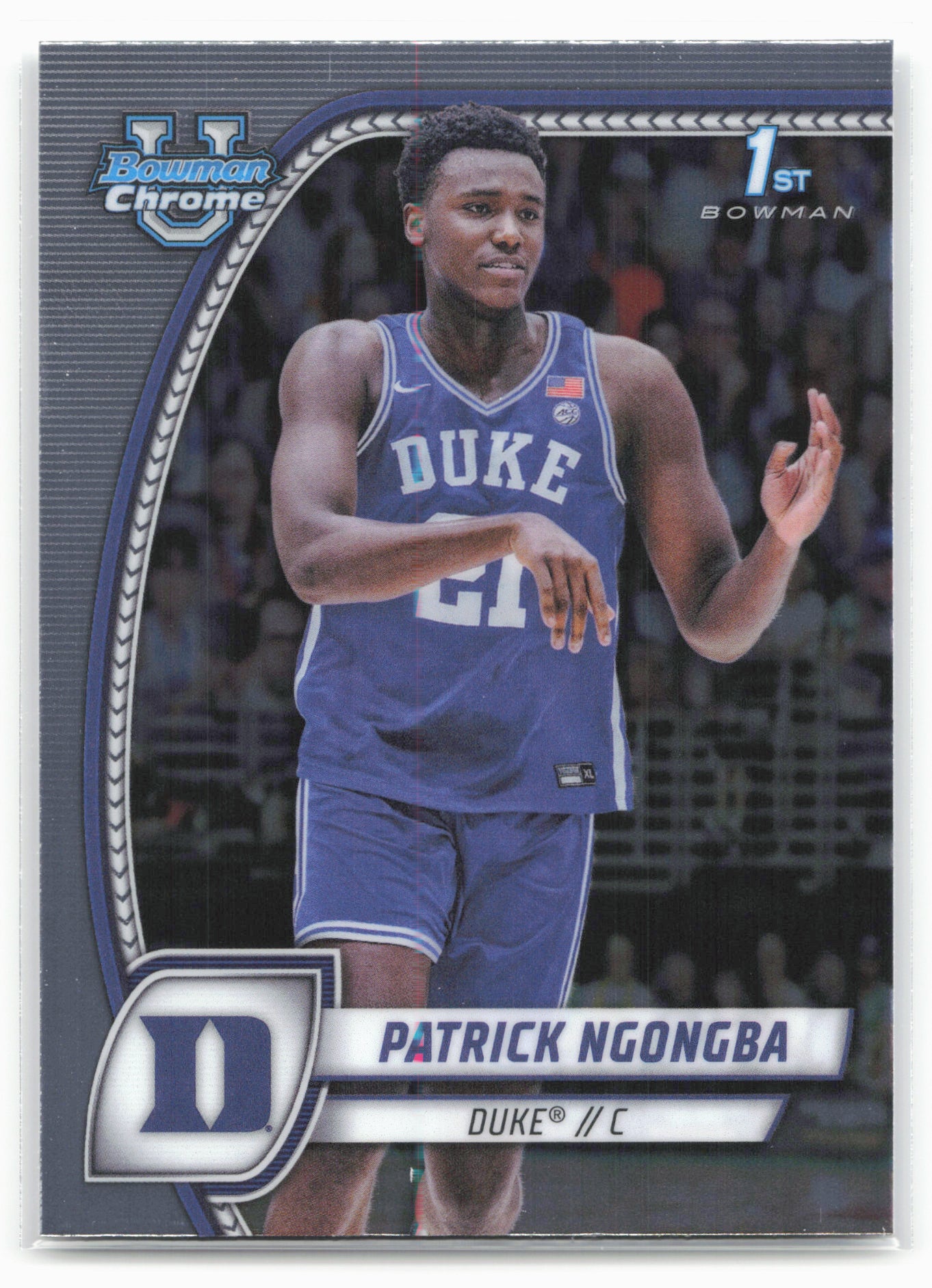 2024-25 Bowman University Chrome #58 Patrick Ngongba 17972