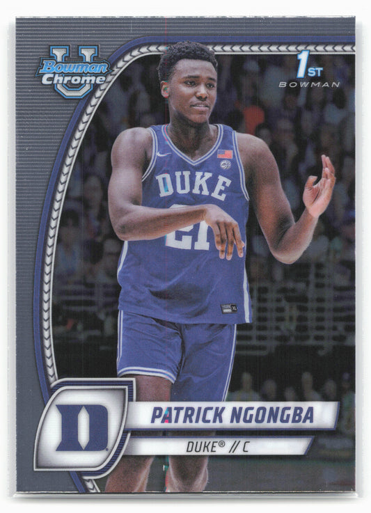 2024-25 Bowman University Chrome #58 Patrick Ngongba 17972