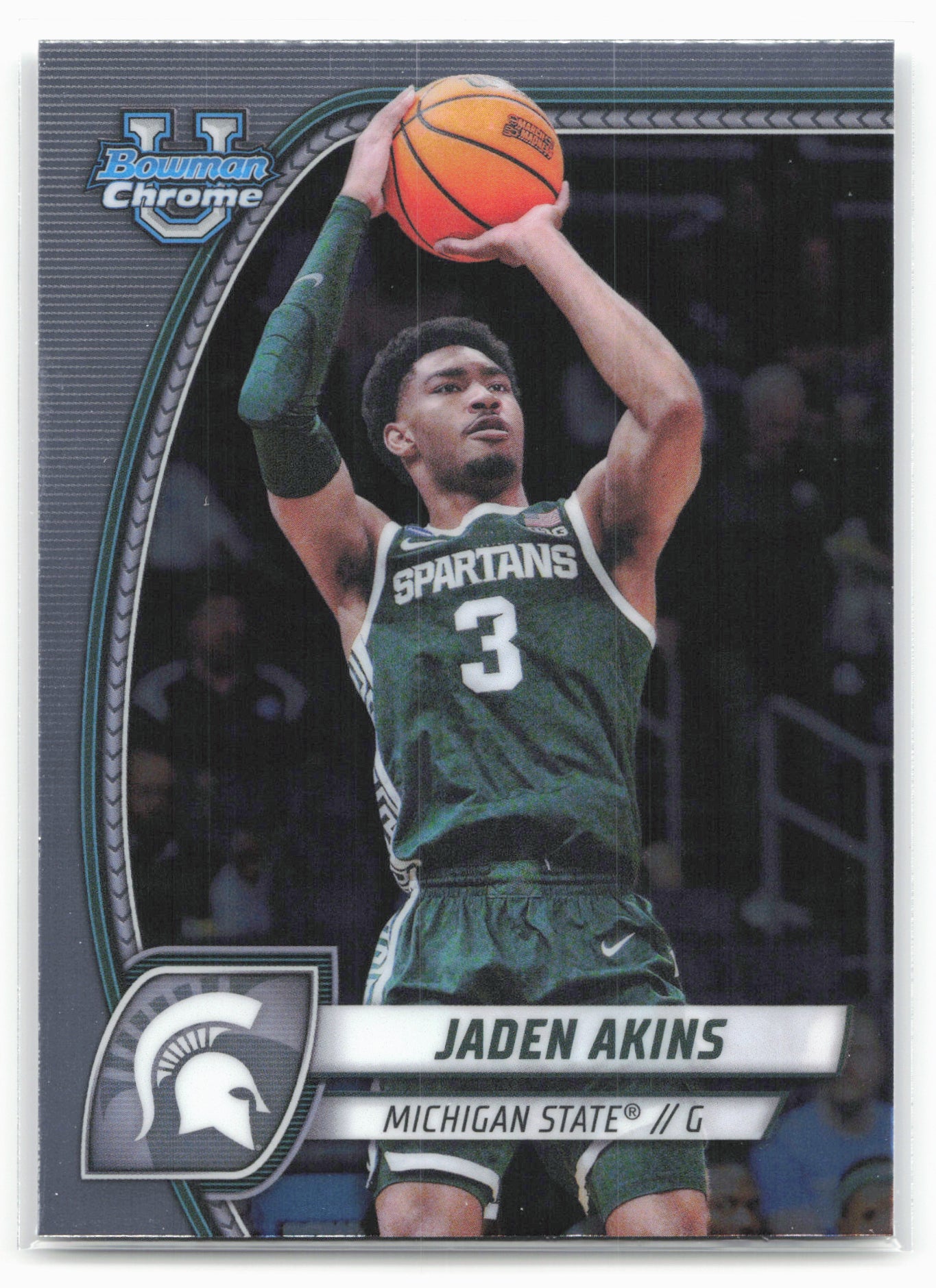 2024-25 Bowman University Chrome #80 Jaden Akins 17975