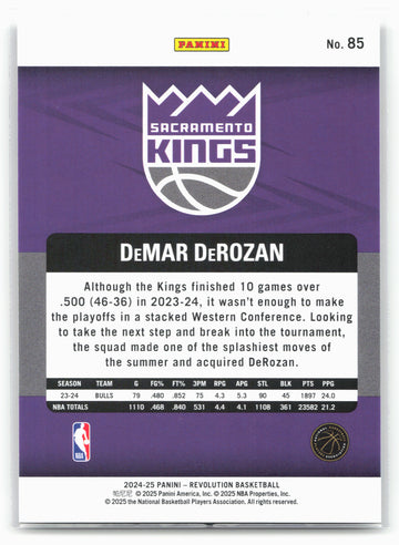 2024-25 Panini Revolution #85 DeMar DeRozan 17990