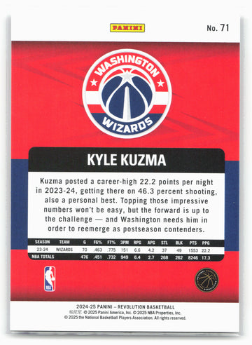 2024-25 Panini Revolution #71 Kyle Kuzma 17992