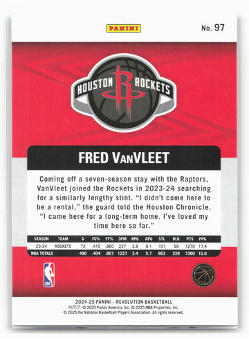 2024-25 Panini Revolution #97 Fred VanVleet 17993
