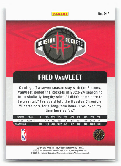 2024-25 Panini Revolution #97 Fred VanVleet 17993