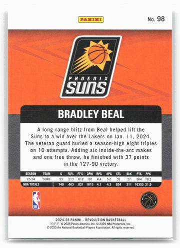 2024-25 Panini Revolution #98 Bradley Beal 18000