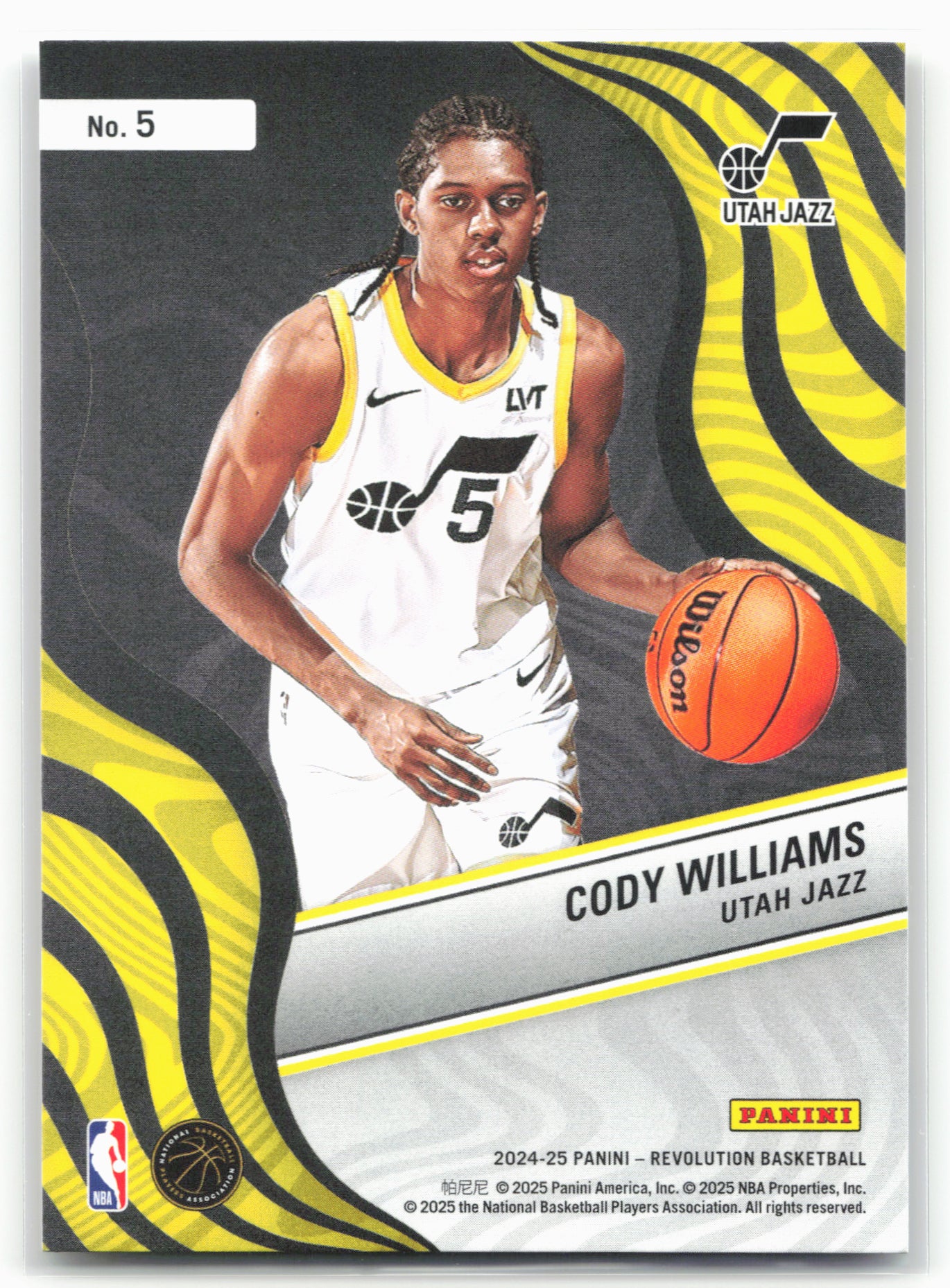 2024-25 Panini Revolution #5 Cody Williams New Wave 18005