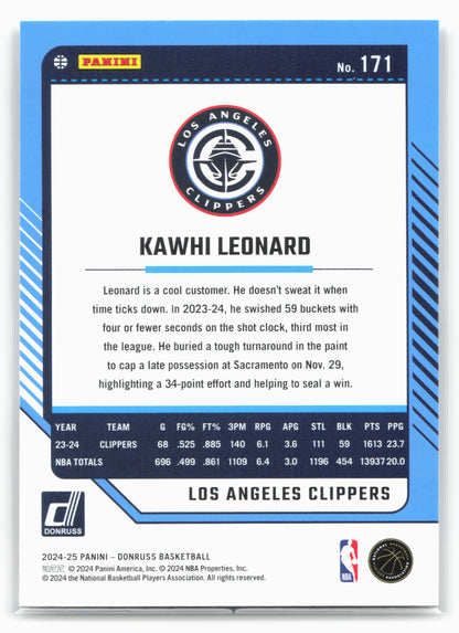 2024-25 Donruss #171 Kawhi Leonard