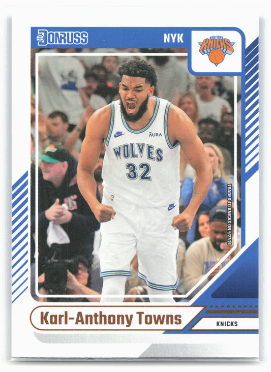 2024-25 Donruss #8 Karl-Anthony Towns