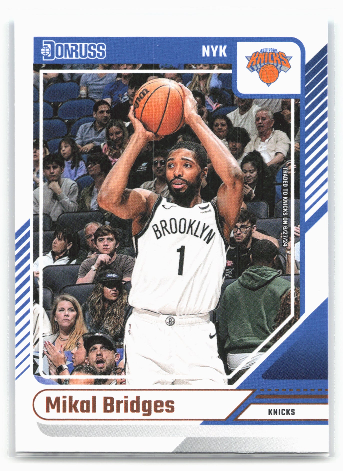 2024-25 Donruss #199 Mikal Bridges