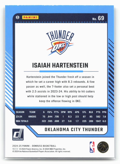 2024-25 Donruss #69 Isaiah Hartenstein
