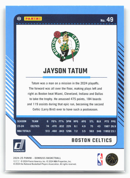 2024-25 Donruss #49 Jayson Tatum