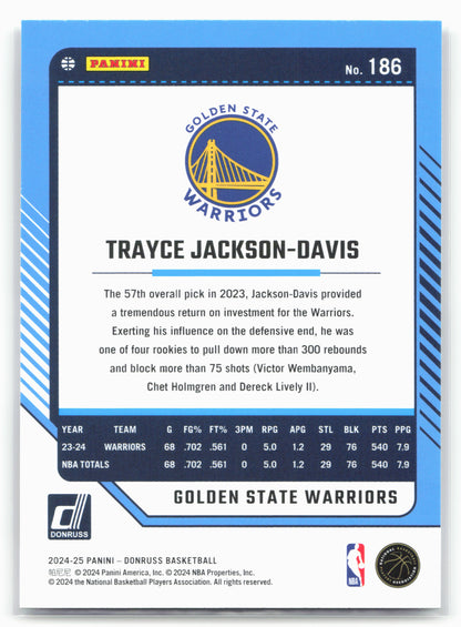 2024-25 Donruss #186 Trayce Jackson-Davis