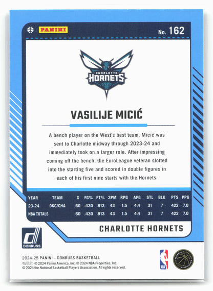 2024-25 Donruss #162 Vasilije Micic