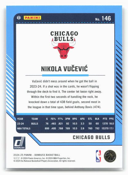 2024-25 Donruss #146 Nikola Vucevic