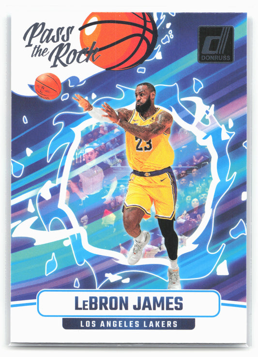 2024-25 Donruss #4 LeBron James Pass the Rock