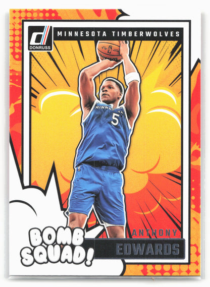 2024-25 Donruss #13 Anthony Edwards Bomb Squad