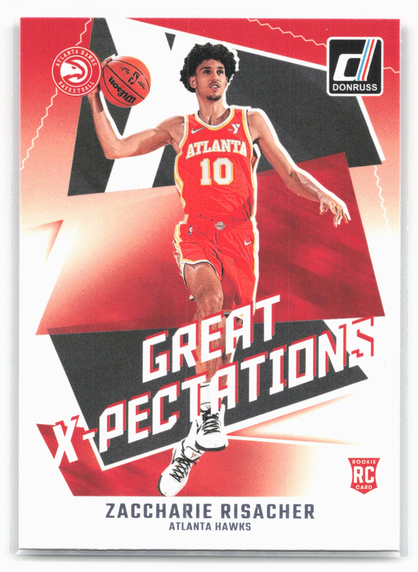 2024-25 Donruss #25 Zaccharie Risacher Great X-Pectations