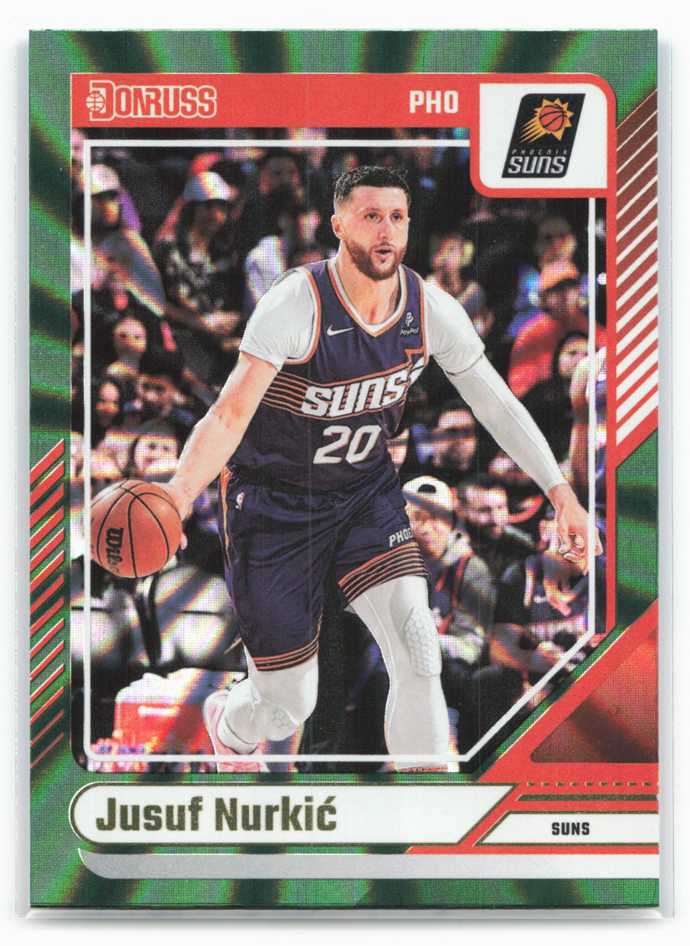 2024-25 Donruss #154 Jusuf Nurkic Holo Green Laser