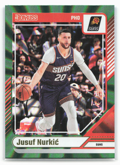 2024-25 Donruss #154 Jusuf Nurkic Holo Green Laser
