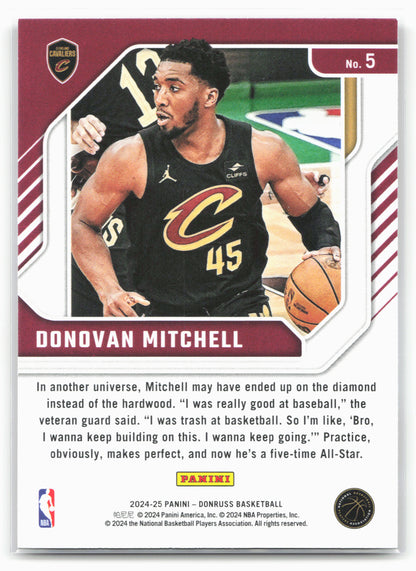 2024-25 Donruss #5 Donovan Mitchell Franchise Features