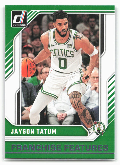 2024-25 Donruss #6 Jayson Tatum Franchise Features