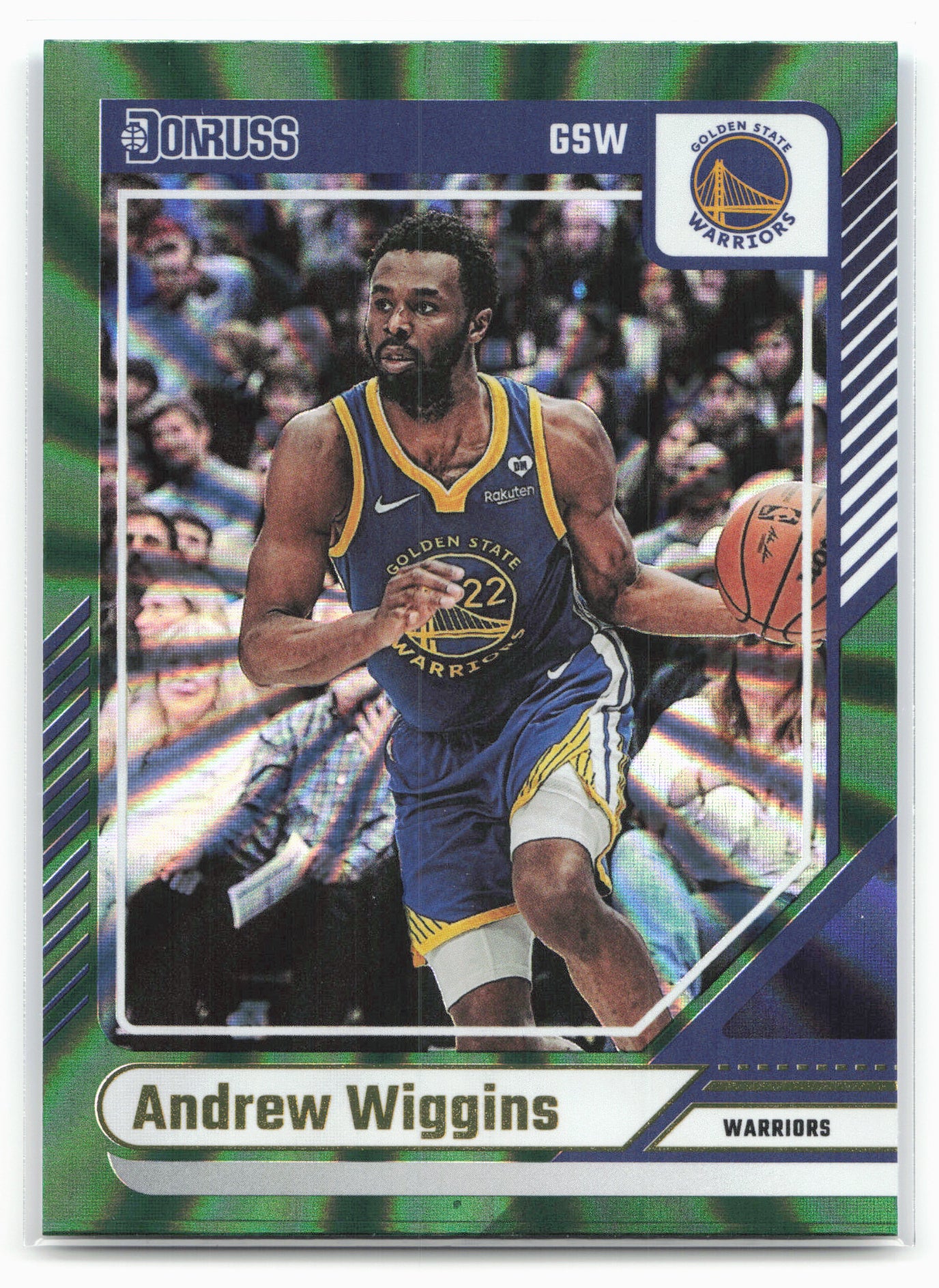 2024-25 Donruss #169 Andrew Wiggins Holo Green Laser