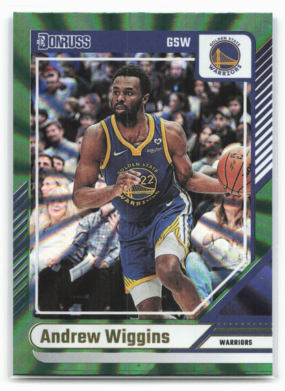 2024-25 Donruss #169 Andrew Wiggins Holo Green Laser