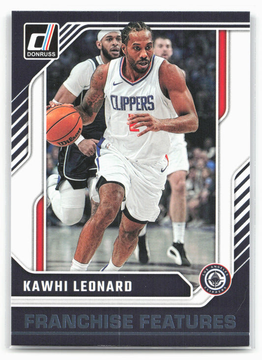 2024-25 Donruss #7 Kawhi Leonard Franchise Features