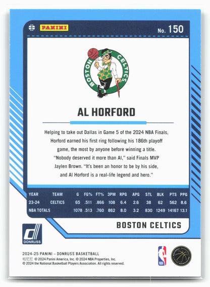 2024-25 Donruss #150 Al Horford Holo Green Laser