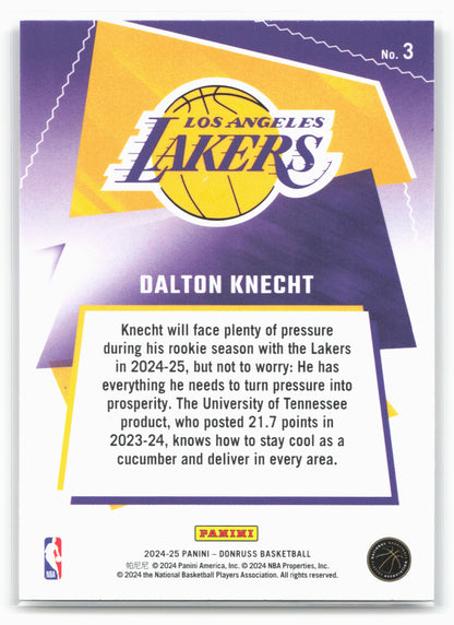 2024-25 Donruss #3 Dalton Knecht Great X-Pectations