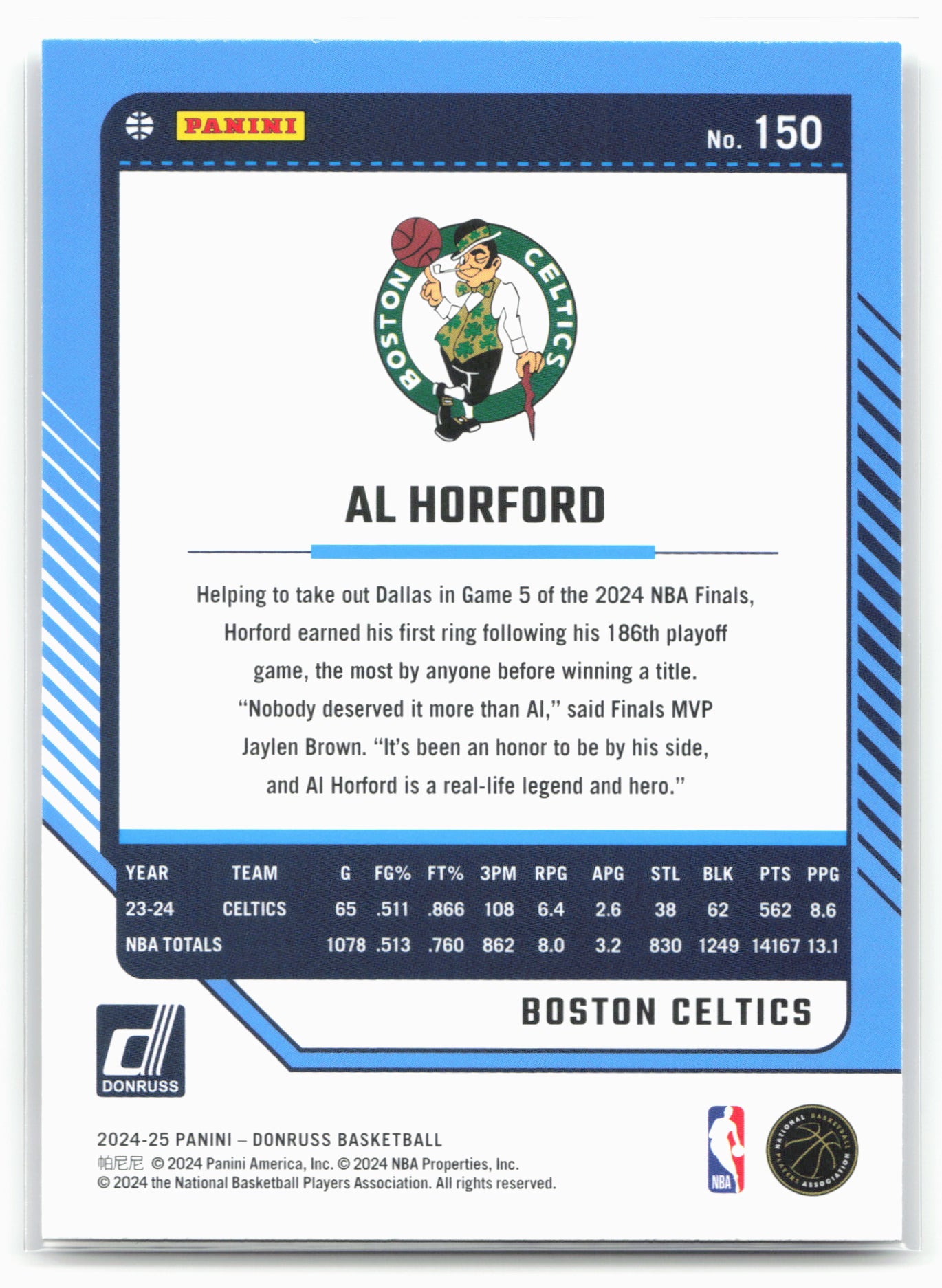 2024-25 Donruss #150 Al Horford