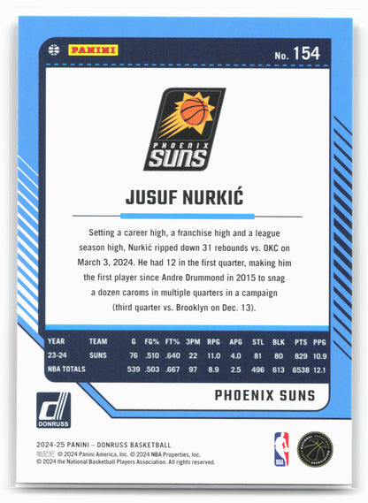 2024-25 Donruss #154 Jusuf Nurkic